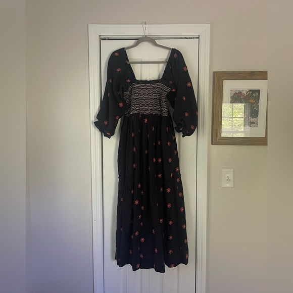 Free People Dahlia Embroidered Maxi Dress - Picture 2 of 6